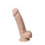 Фаллоимитатор SilexD Johnny Real Skin Flesh (7in MODEL 1), суперсофт-силикон+Silexpan, диаметр 3,8см - [Фото 1]