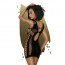 Мини-платье с сюрреалистическим узором Penthouse - Juicy Poison Black XL - [Фото 2]