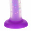 Светящийся в темноте фаллоимитатор ADDICTION Rave 8″ Glow in the Dark Dildo Purple Confetti , 20,3 см - [Фото 5]