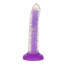 Светящийся в темноте фаллоимитатор ADDICTION Rave 8″ Glow in the Dark Dildo Purple Confetti , 20,3 см - [Фото 1]