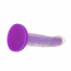 Светящийся в темноте фаллоимитатор ADDICTION Rave 8″ Glow in the Dark Dildo Purple Confetti , 20,3 см - [Фото 6]