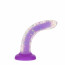 Светящийся в темноте фаллоимитатор ADDICTION Rave 8″ Glow in the Dark Dildo Purple Confetti , 20,3 см - [Фото 3]