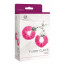 Наручники S Pleasures Furry Cuffs Pink с пушистой отделкой, 2 ключа в комплекте - [Фото 2]