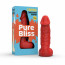 Свеча в виде члена Pure Bliss MINI Red 15 см - [Фото 5]