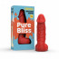 Свеча в виде члена Pure Bliss BIG Red 18 см - [Фото 5]