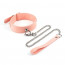 Ошейник с поводком Liebe Seele Dark Candy Pink Collar with Leash - [Фото 1]