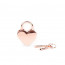 Замочек Liebe Seele Heart Shape Padlock Rose Gold (2 шт) - [Фото 2]