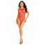 Боди-сетка Leg Avenue Net snap crotch tank bodysuit Red, One Size - [Фото 5]