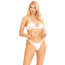 Жемчужный комплект: лиф, трусики и наручники Leg Avenue Faux Pearl Open Cup Bra, String and Cuffs - [Фото 3]