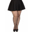 Колготки Leg Avenue Rhinestone micro net tights Plus size Black, мелкая сетка, стразы - [Фото 1]