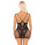 Платье Leg Avenue Lace and Net Mini Dress with Dual Strap One Size, Black - [Фото 2]