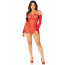 Платье Leg Avenue Seamless Off The Shoulder Mini Dress One Size, Red - [Фото 6]