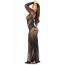 Платье Leg Avenue Lace and Net Bodycon Gown One Size, Black - [Фото 4]