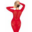 Платье Leg Avenue Lace and Net Bodycon Gown One Size, Red - [Фото 6]