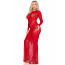 Платье Leg Avenue Lace and Net Bodycon Gown One Size, Red - [Фото 4]