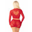 Комплект Leg Avenue Rhinestone Crop Top and Mini Skirt One Size, Red - [Фото 2]