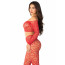 Комплект Leg Avenue Off The Shoulder Top and Footless Tights One Size, Red - [Фото 2]