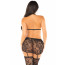 Комплект Leg Avenue Bra Top, Garter Skirt and Stockings One Size, Black - [Фото 2]