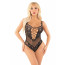 Боди Leg Avenue Rhinestone Net and Lace Bodysuit One Size, Black - [Фото 2]