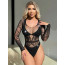 Боди JSY WW7041 Black One Size - [Фото 3]