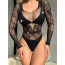 Боди JSY WW7041 Black One Size - [Фото 4]