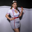 Эротический костюм медсестры JSY P61115 Plus Size - [Фото 3]