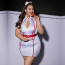 Эротический костюм медсестры JSY P61115 Plus Size - [Фото 1]