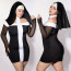 Эротический костюм монашки JSY P61130 Plus Size - [Фото 1]