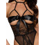 Боди Kissable Sexy Kiss Body Black L/XL - [Фото 3]