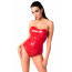 Корсет Noir Handmade F355 Red powerwetlook corset - L - [Фото 2]
