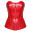 Корсет Noir Handmade F355 Red powerwetlook corset - L - [Фото 4]