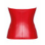 Корсет Noir Handmade F355 Red powerwetlook corset - L - [Фото 5]
