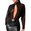 Платье Noir Handmade F348 Powerwetlook and tulle dress - 6XL - [Фото 4]