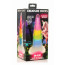 Фэнтезийный фаллоимитатор Creature Cocks Luminescent Rainbow Silicone Dildo - [Фото 4]