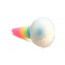 Фэнтезийный фаллоимитатор Creature Cocks Luminescent Rainbow Silicone Dildo - [Фото 3]