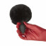 Анальная пробка с хвостом Punishment - Bunny Tail Silicone Anal Plug - Black - [Фото 3]