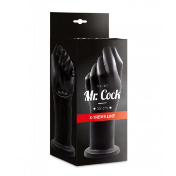 Анальний затор - Mr. Cock X-Treme Line Fist Anal Plug PVC black, 22 см