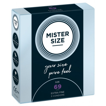Презервативи - Mister Size 69 мм в упаковці 3 шт