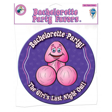 Тарілки - Bachelorette Party Favours Plates, 8 шт.