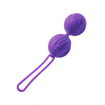 Вагінальні кульки Adrien Lastic Geisha Lastic Balls BIG Violet (L), діаметр 4см, вага 90гр
