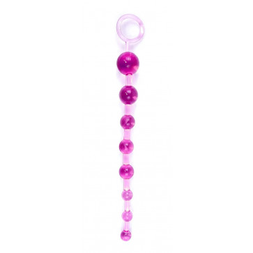 Анальні намисто Jelly Anal Beads Purple, SKN-ANL033 Purple