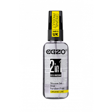 Анальний силіконовий органічний лубрикант EGZO "HEY 2in1", 50 ml