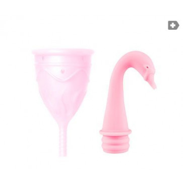 Менструальна чаша Femintimate Eve Cup розмір L із переносним душем, діаметр 3,8см