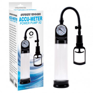 Вакуумний помпа з манометром Accu Meter Power Pump X2