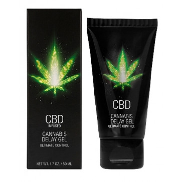 Крем пролонгуючий Shots - CBD Cannabis Delay Gel, 50 ml