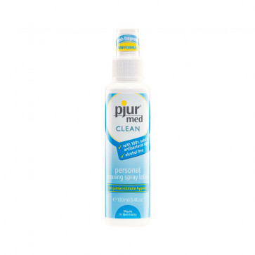 Спрей, що очищає pjur med CLEAN 100 мл для ніжної шкіри та іграшок, антибактеріальний