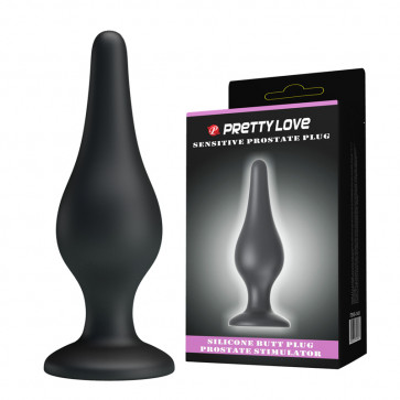 Анальний затор - Pretty Love Sensitive Prostate Plug Black