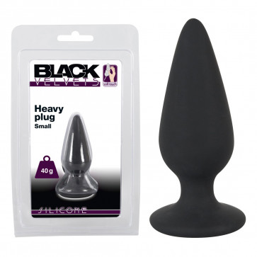 Анальний затор - Black Velvet Butt Plug