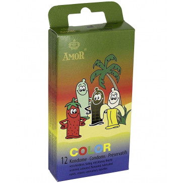 Презервативи - Amor Color, 12 шт.