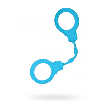 Силіконові наручники A-Toys By Toyfa, силікон, блакитні, 33 см